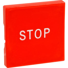 Allpoints 8014206 Button Red/Sqw/ Stop Marking 5708-6116