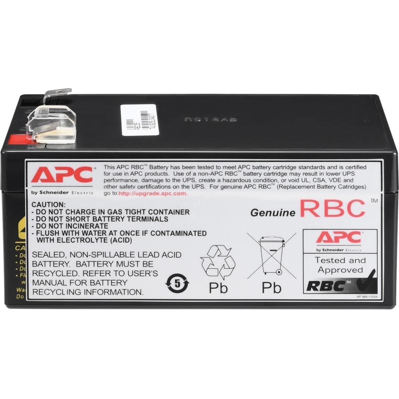 APC Replacement Battery Cartridge #35 - UPS battery - 1x battery - lead acid - black - - RBC35 MPN:RBC35