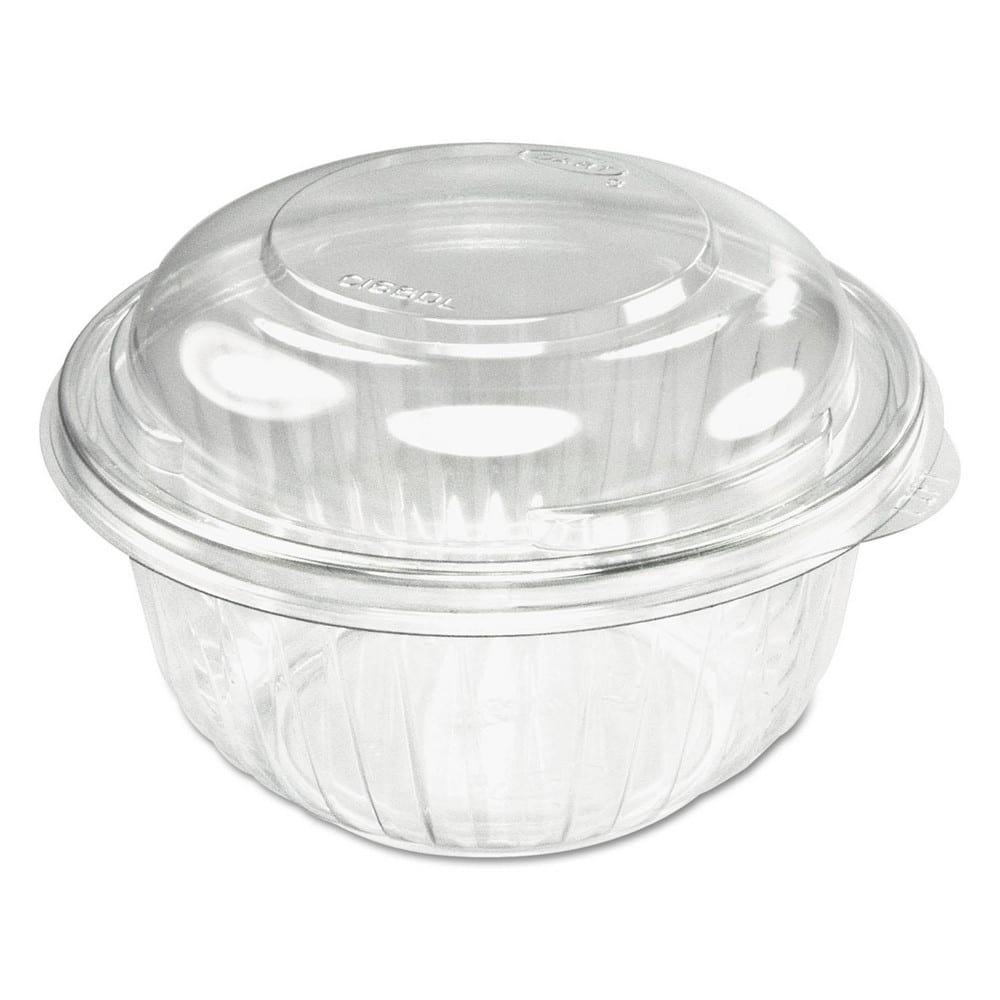 Paper & Plastic Cups, Plates, Bowls & Utensils, Material: Plastic , Lid Style: Dome , Color: Clear , Capacity: 12 oz , Bowl Shape: Round  MPN:DCCC12BCD