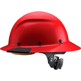 Lift Safety DAX Fiber Resin Full Brim Red HDF-20RG