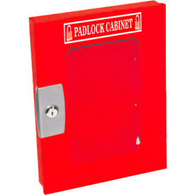 Zing Padlock Cabinet with Clear Window 19 Padlock Capacity 10-1/2