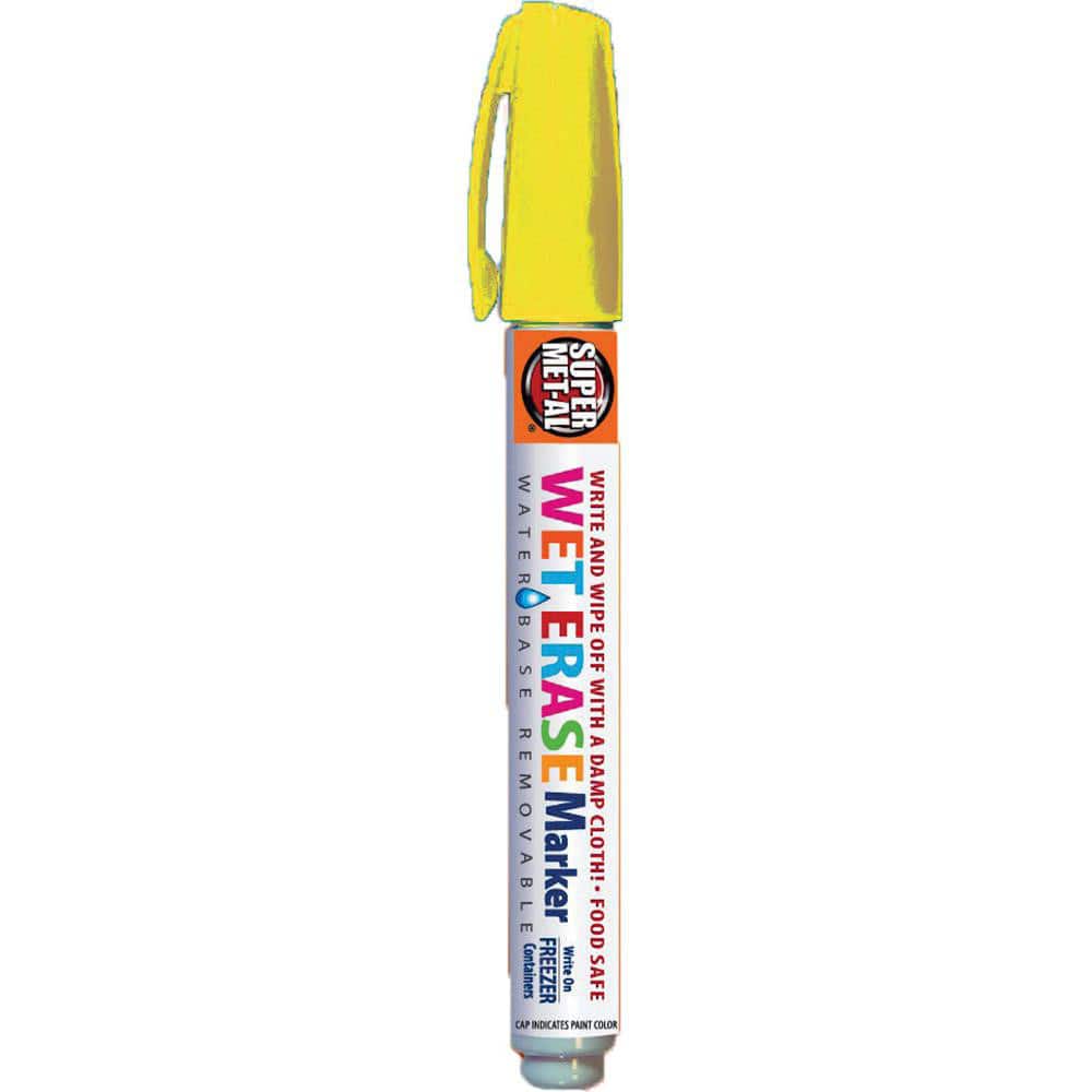Markers & Paintsticks, Marker Type: Washable Marker , For Use On: Various Industrial Applications  MPN:07303-YELLOW