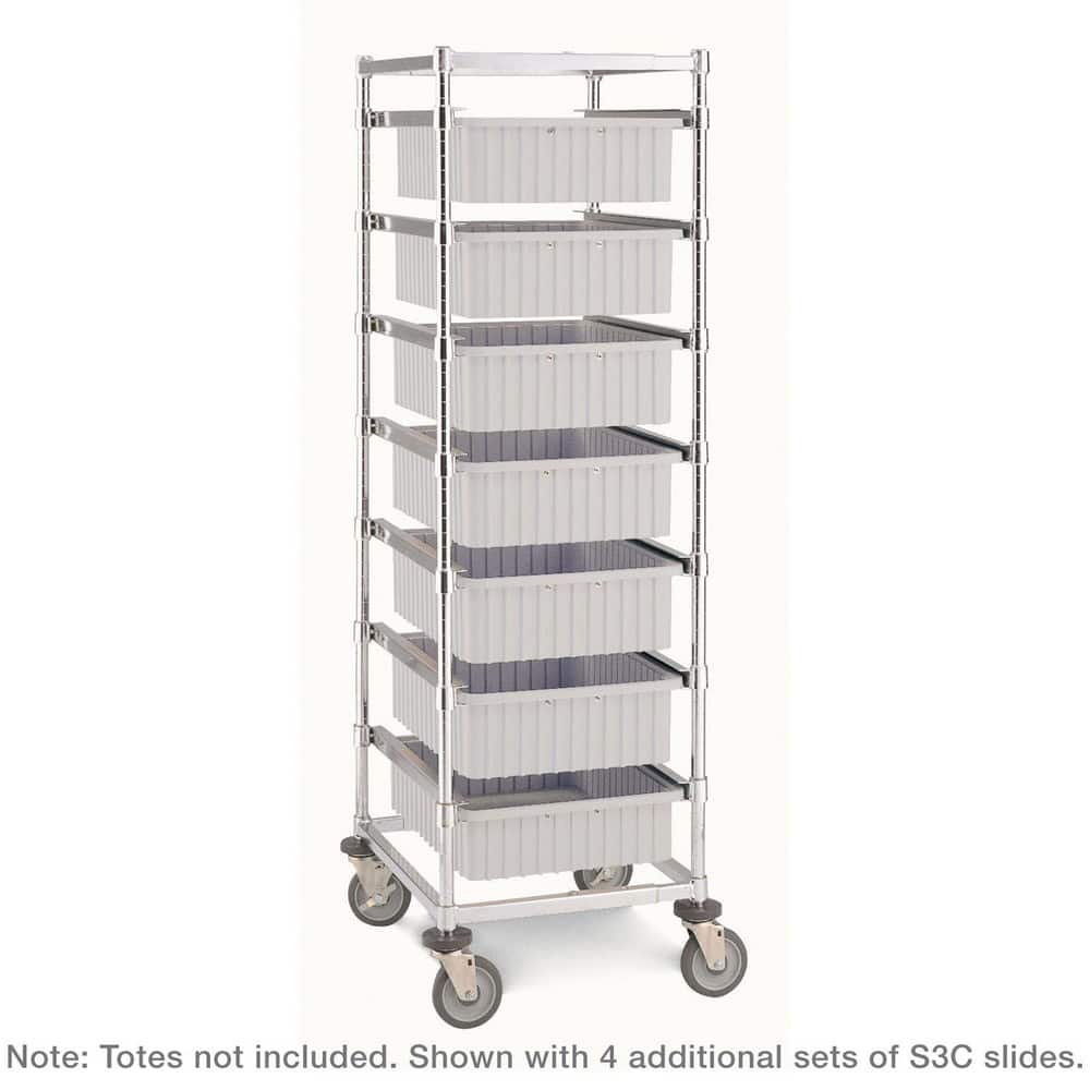 Open Shelving Accessories & Components, Component Type: Single Bay Tote Rack , For Use With: Totes, Trays, and Other Types of Conatiners , Material: Steel  MPN:PT1C-5MP