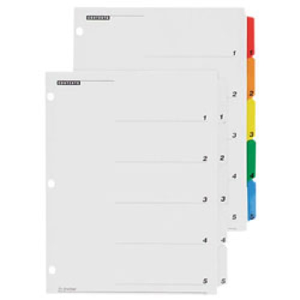 Cardinal OneStep Index System, 1-8 Tab, Multicolor MPN:60818
