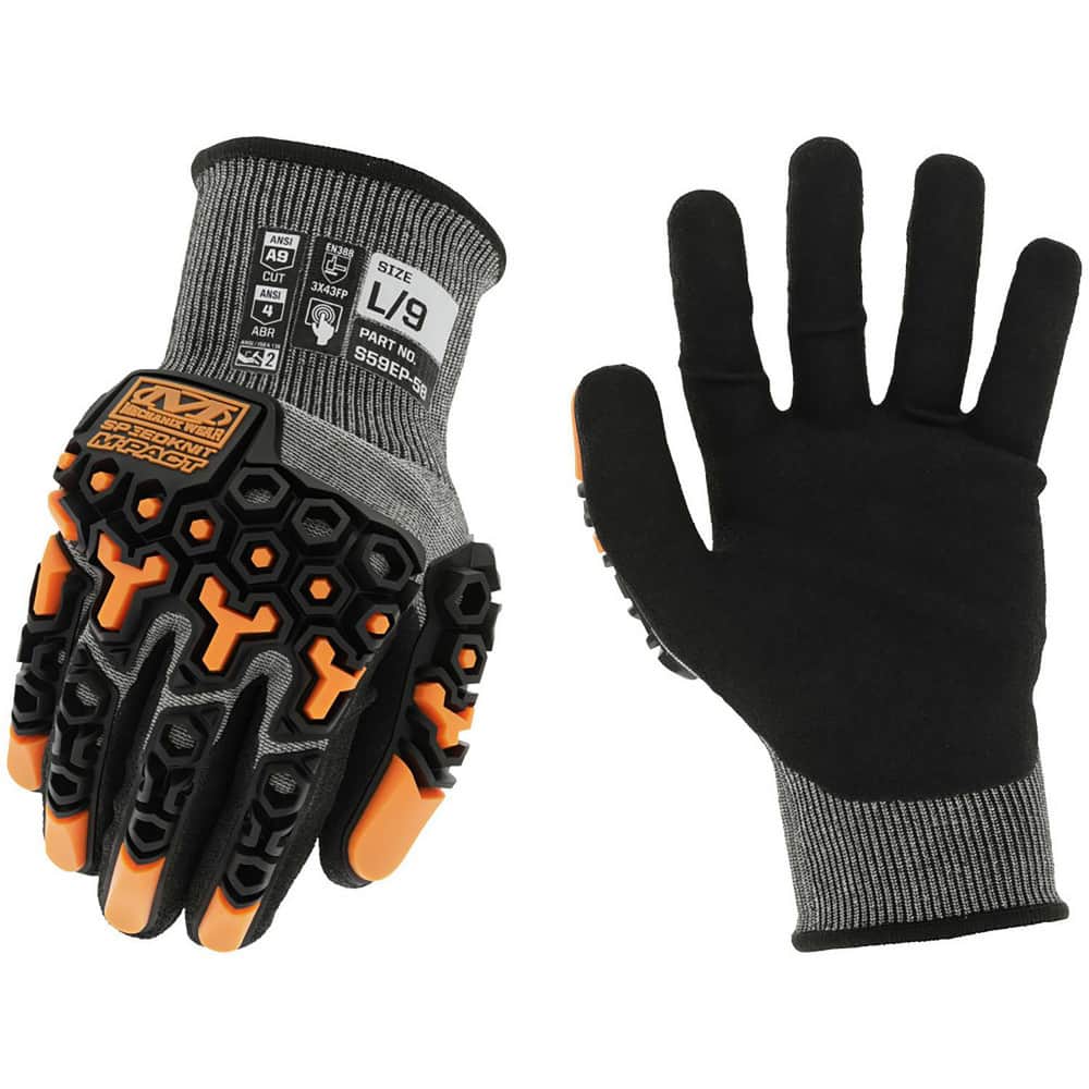 Cut & Puncture Resistant Gloves, Glove Type: Cut-Resistant, Impact-Resistant , Coating Coverage: Palm & Fingers , Coating Material: Nitrile  MPN:S59EP-58-010