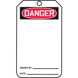 Accuform MDT260CTP Danger Tag PF-Cardstock 25/Pack MDT260CTP