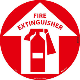 GoVets™ Floor Sign Walk On Fire Extinguisher 17in Dia 233724