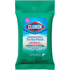 Clorox® Disinfecting Wipes Bleach Free 1-Ply 6.53x2.79 Fresh Scent 9/Pack 24 Packs/Carton 60133