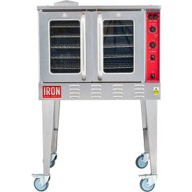 Iron Range Convection Oven Full Size Bakery Depth Single Deck 54000 BTU IRCO-1-BD