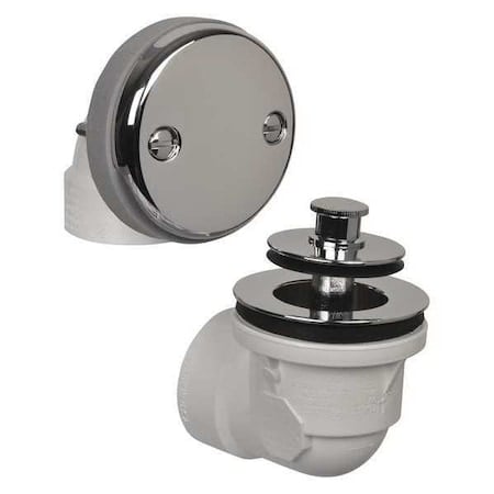 Bath Waste & Overflow, PVC with Push eN Lift Stopper MPN:60352