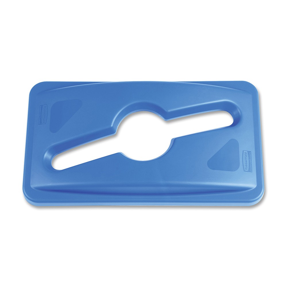 Rubbermaid Slim Jim Recycling Lid, Blue MPN:1788372