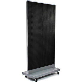 Global Approved 700732-BLK Pegboard Floor Display 32