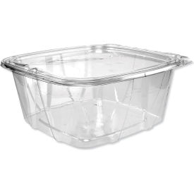 Dart® ClearPac SafeSeal Tamper-Evident Container with Flat Lid 64 oz. Cap. Clear 200/Carton CH64DEF