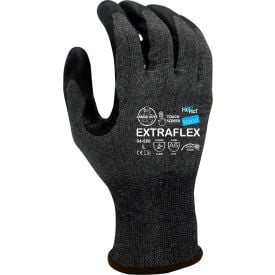 ExtraFlex® Cut Resistant Gloves HCT Nano Foam Nitrile Coated ANSI A5 S Green 12 Pairs 04-550-S