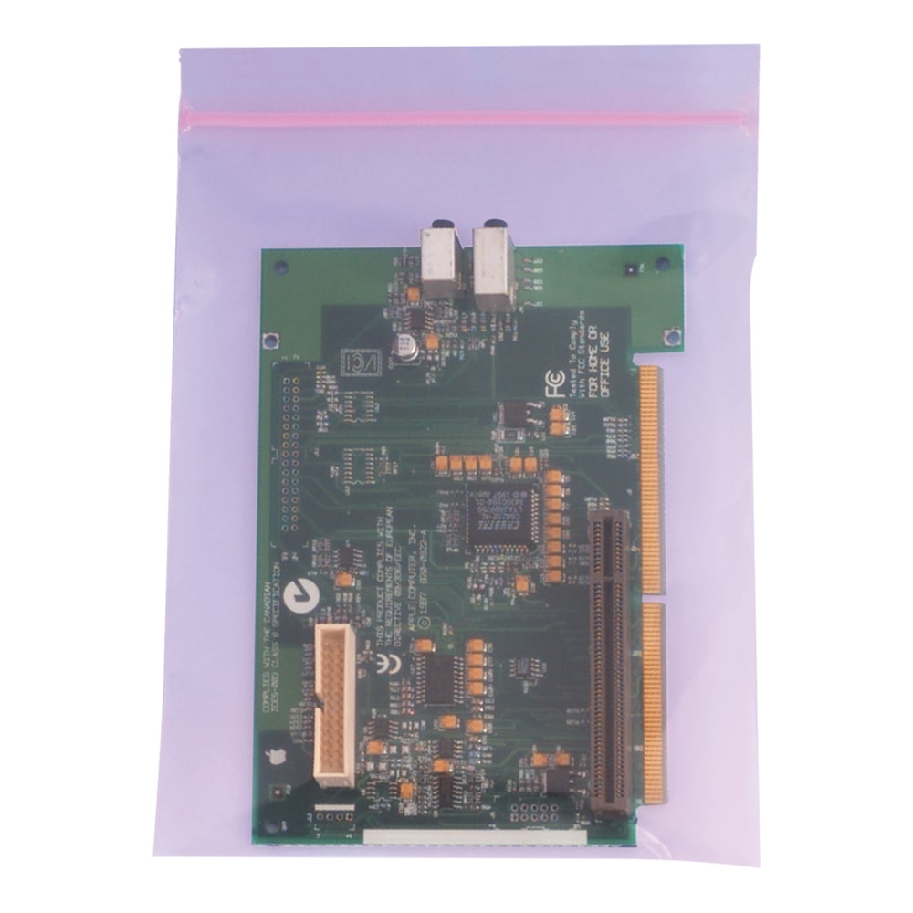 Partners Brand 2 Mil Anti-Static Reclosable Poly Bags, 4in x 8in, Pink, Case Of 1000 MPN:PBAS715