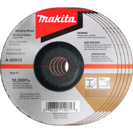 Makita® INOX Grinding Wheel 36 Grit Type 27 6