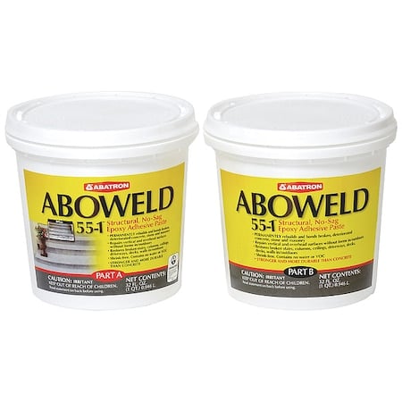 Epoxy Adhesive, 55-1 Series, Gray, 4 lb, Pail, 1:01 Mix Ratio, 5 hr Functional Cure MPN:5512QKR