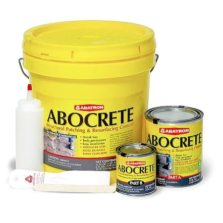 Epoxy Adhesive, Abocrete Series, Gray, 16 lb, Pail, 4:01 Mix Ratio, 6 to 10 hr Functional Cure MPN:ACK5R