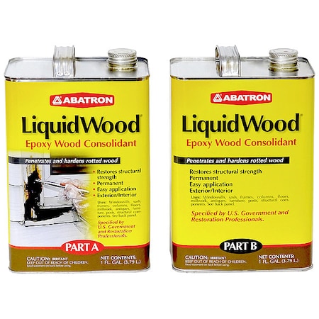 Wood Hardener, Can, LiquidWood, Amber MPN:LW2GKR