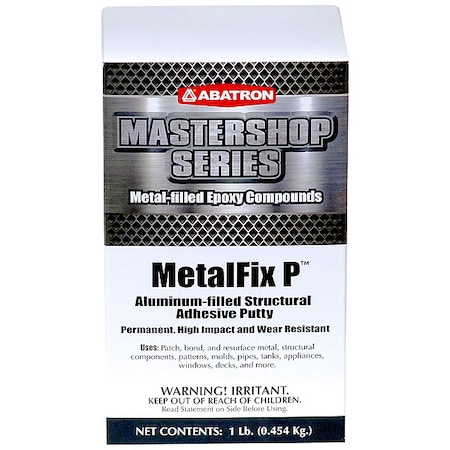 Putty, 1 lb Container Size, Pail, MetalFix P, Gray MPN:MBND#K