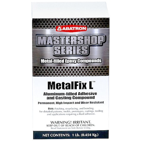 Putty, 1 lb Container Size, Pail, MetalFix P, Gray MPN:MTFXL1