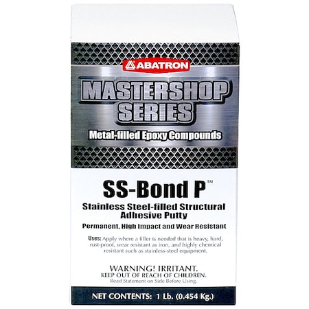 Putty, 1 lb Container Size, Pail, SS-Bond P, Gray MPN:SSPK1L