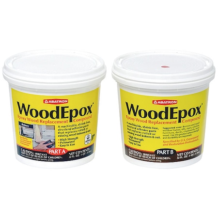 Putty, Pail, WoodEpox, Beige MPN:WE2QKR