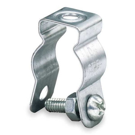 Hanger, Conduit; Pipe Use, 1-1/2 in, Steel, Zinc Plated MPN:6H4-B