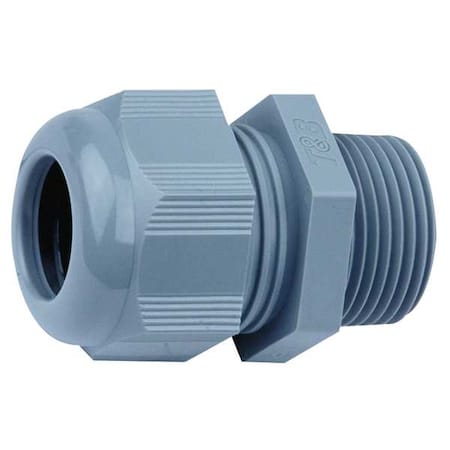 Conduit Fitting Grounding Connector, 3/4 in, Liquid-Tight, Nylon, Gray MPN:CC-NPT-34-G-3