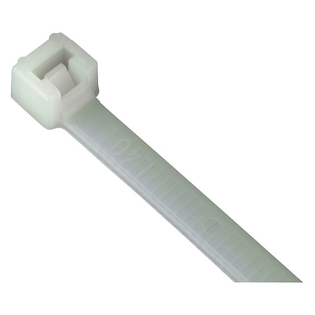 Cable Tie, 14 in L, 4 in Max Bundle Dia., Natural, Nylon 6/6, 50 lb Strength, 100 PK MPN:L-14-50-9-C