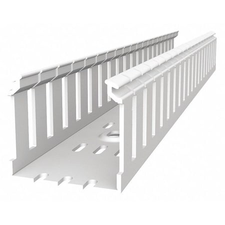 Wiring Duct, Wide Slot Wall, White, 6 ft. L MPN:TYD3X3WPW6