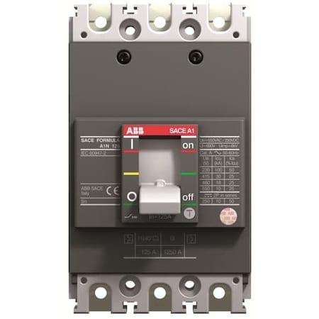 Circuit Breaker, A1N Series, 100A, 3 Pole, 240V AC, 25kA MPN:A1N100TW