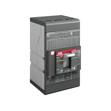 Circuit Breaker, XT1S Series, 100A, 3 Pole, 347V AC, 65kA MPN:XT1SU3100AFF000XXX