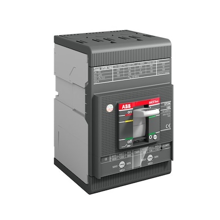 Molded Case Circuit Breaker, XT2H Series, 80A, 3 Pole, 600V AC, 150kA MPN:XT2HU3080MFF000XXX