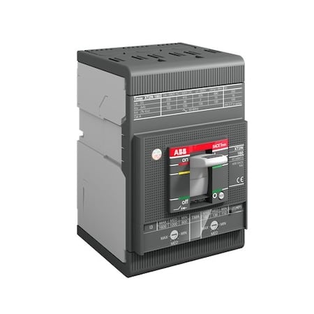 Molded Case Circuit Breaker, XT2H Series, 100A, 3 Pole, 600V AC, 150kA MPN:XT2HU3100MFF000XXX