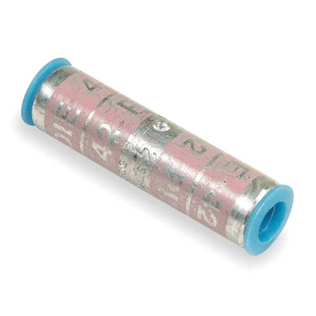 Crimp Wire Connector, 2 AWG Max, Pink, None Insulation, 35 kV MPN:60516
