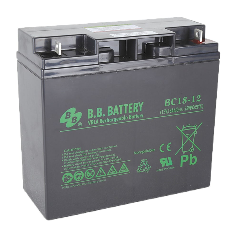 B & B BC Series Battery, BC18-12, B-SLA1218 MPN:B-SLA1218