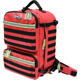 Kemp USA Tarpaulin Red Fluid-Resistant Rescue And Tactical EMS Bag 10-122-RED-TPN