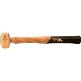 ABC Hammers 1.5 lb. Non-Sparking Brass Hammer 12-1/2