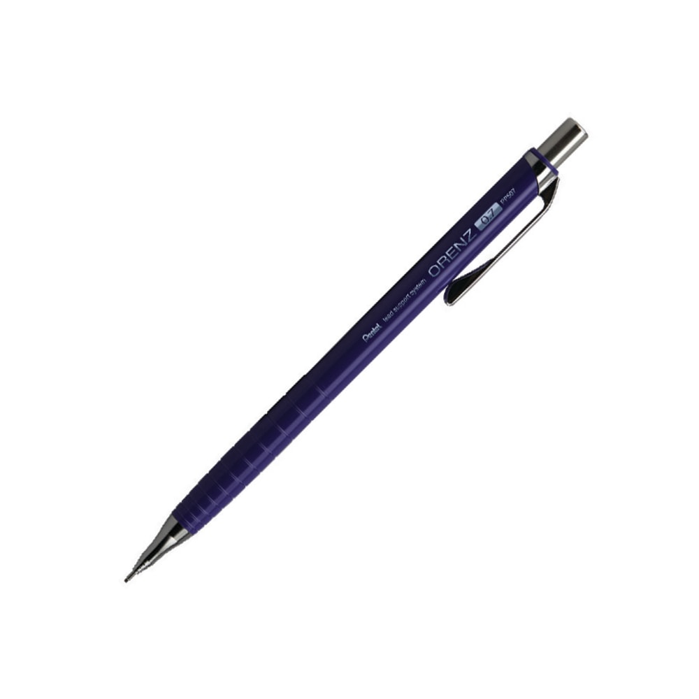 Pentel Orenz Mechanical Pencil, B Lead, 0.7 mm, Blue Barrel MPN:PP507C