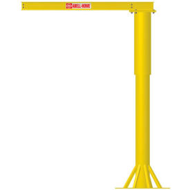Abell-Howe® Base Mounted Light Duty Jib Crane Foundationless 4L0027 1000 Lb. Capacity 4L0027