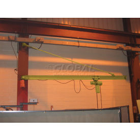 Abell-Howe® Top-Braced Wall Mounted Jib Crane WMC110 1000 Lb Cap 10' Span w/ 200° Rotation 900002