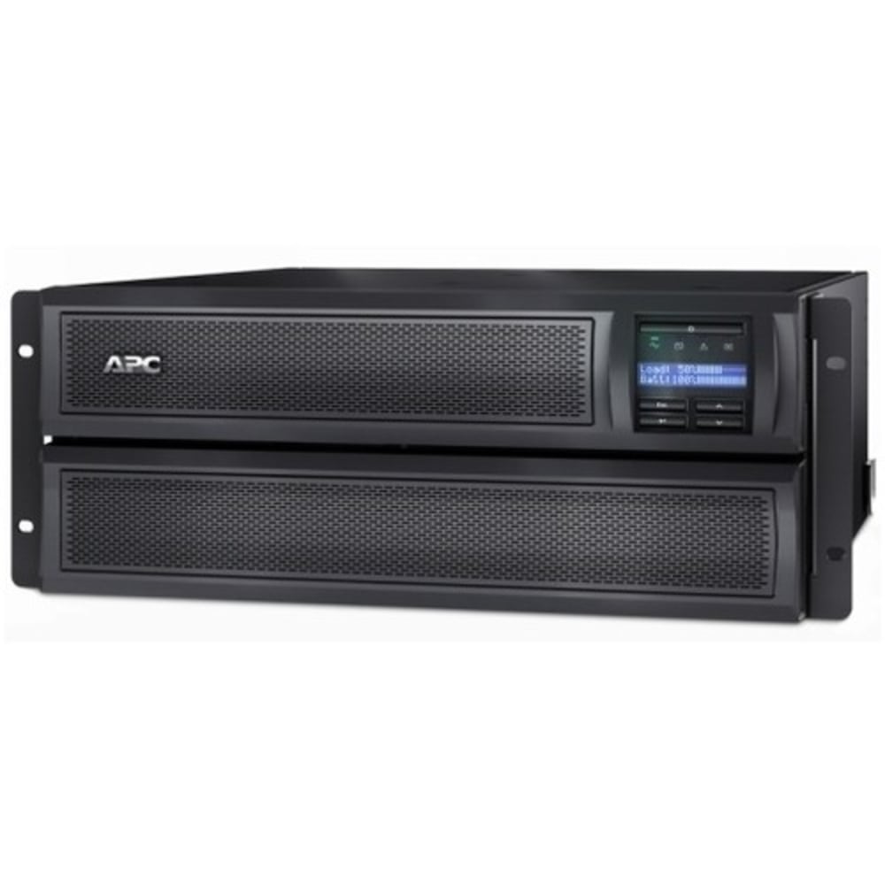 APC by Schneider Electric Smart-UPS X 2000VA Rack/Tower LCD 100-127V with Network Card - 4U Rack-mountable - SMX2000LVNC MPN:SMX2000LVNC