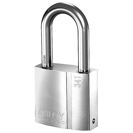 Padlock, Keyed Alike, Long Shackle, Rectangular Brass Body, Hardened Steel Shackle, 1 3/32 in W MPN:PL341/50B-KA