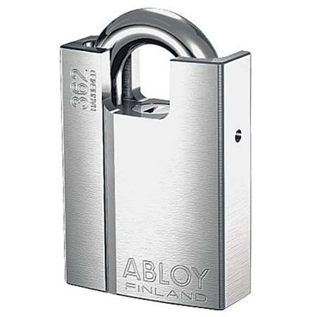 Padlock, Keyed Different, Partially Hidden Shackle, Rectangular Brass Body, Hardened Steel Shackle MPN:PL362B-KD