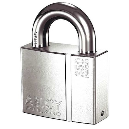 Padlock, Keyed Alike, Long Shackle, Rectangular Brass Body, Boron Shackle, 1 1/4 in W MPN:PLI350/50B-KA
