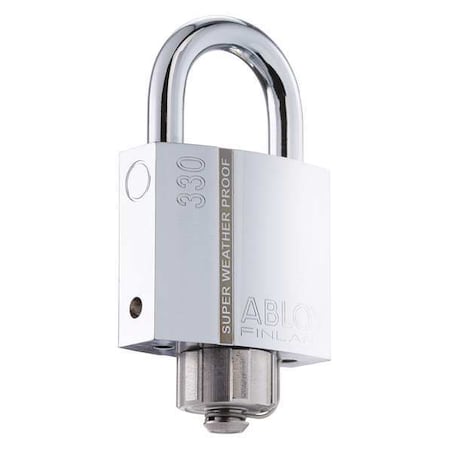 Padlock, Keyed Alike, Long Shackle, Rectangular Brass Body, Hardened Steel Shackle, 1 in W MPN:PLM330/50B-KA