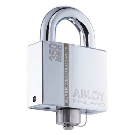 Padlock, Keyed Alike, Standard Shackle, Rectangular Brass Body, Hardened Steel Shackle, 1 1/4 in W MPN:PLM350/25B-KA