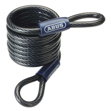 Coiled Security Cable, Black MPN:1850/185 COILED CABLE
