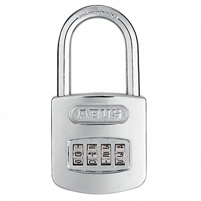 Combination Padlock 2in Rectangle Silver MPN:160HB/50-50
